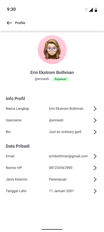 Edit Profile